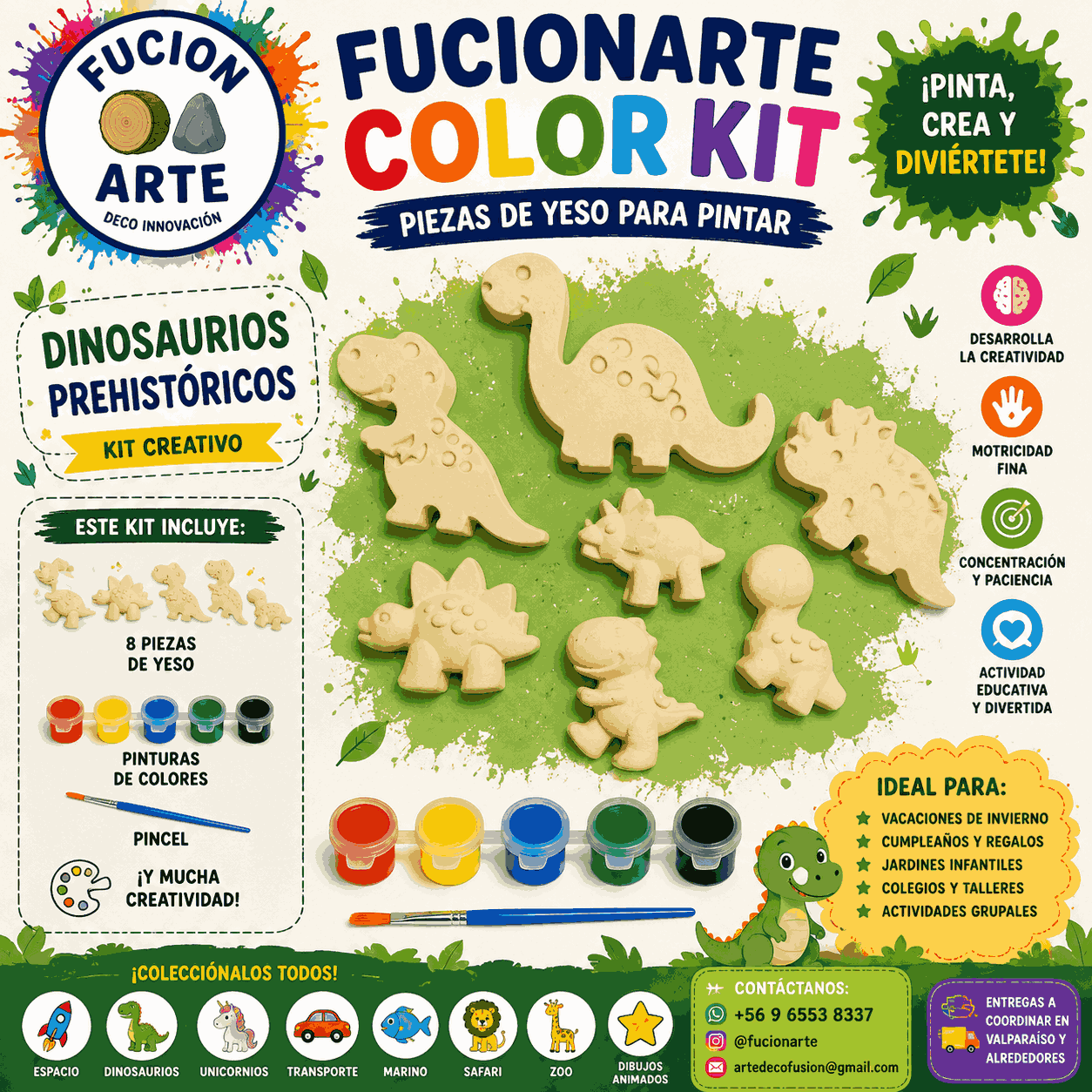 11_11zon Kiy Creativo Dinosaurios - Imagen 1