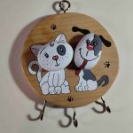 Portallaves gato y perro