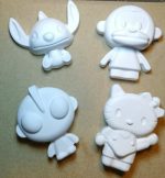 Kit Creativo de Figuras de Yeso – Dibujos Animados 2 - Imagen 2