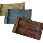 Bandeja de Cama Artesanal – Madera y Color